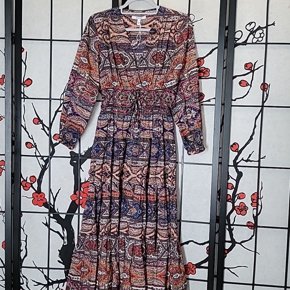 Derek Lam 10 Crosby Elsa Printed Cotton-Poplin Midi Dress - Picture 8 of 13